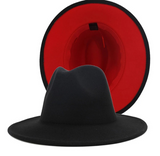 Adult Unisex Red Bottom Fedoras Multiple Colors!